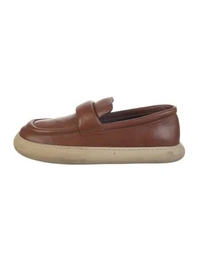 Pre-owned Officine Creative Leather Loafers In Brown