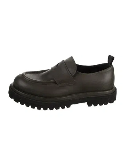 Pre-owned Officine Creative Leather Loafers In Green