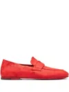 Officine Creative Leather Loafers In Red