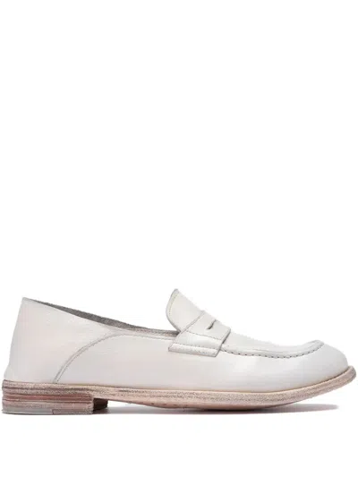 Officine Creative Leather Loafers In White