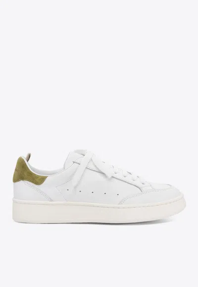 Officine Creative Leather Low-top Sneakers In White