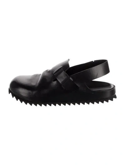 Pre-owned Officine Creative Leather Mules In Black