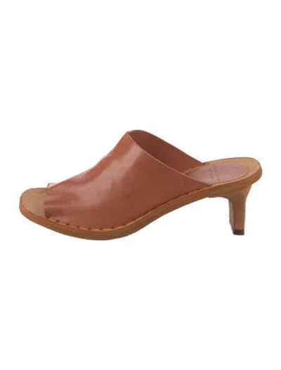 Pre-owned Officine Creative Leather Mules In Brown