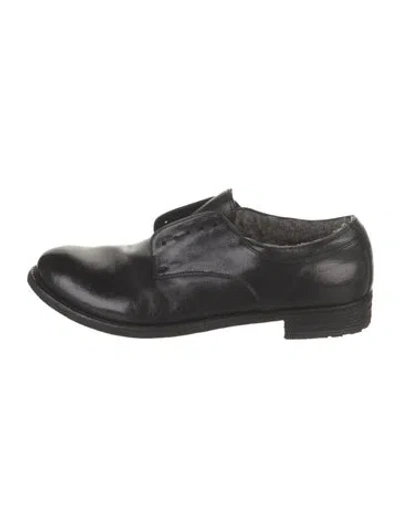 Pre-owned Officine Creative Leather Oxfords In Black