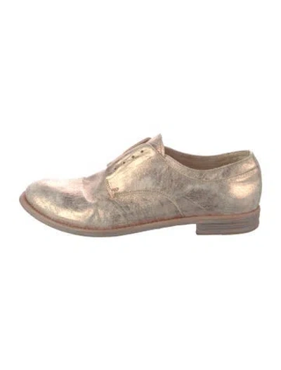 Pre-owned Officine Creative Leather Oxfords In Gold