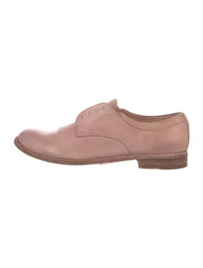 Pre-owned Officine Creative Leather Oxfords In Pink