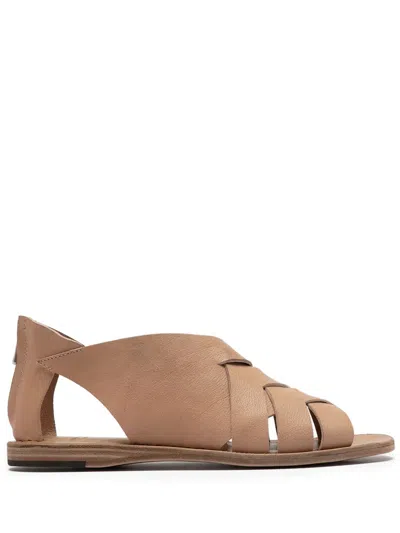 Officine Creative Leather Sandals In Neutral