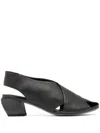 Officine Creative Leather Sandals In Black