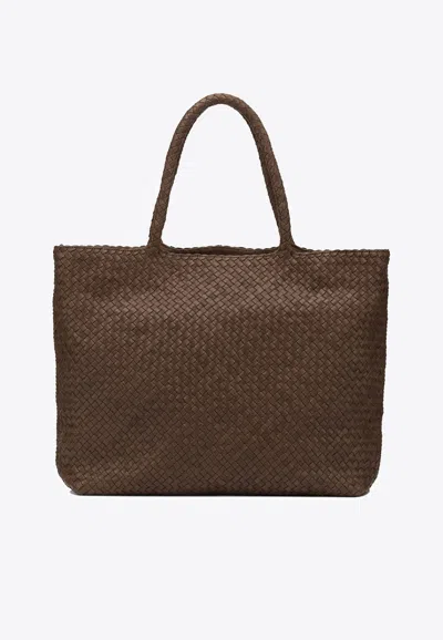 Officine Creative Leather Shoulder Bag In Brown