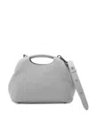 Officine Creative Leather Shoulder Bag In Gray
