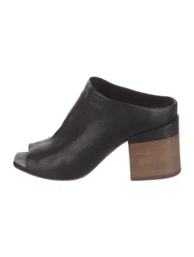 Pre-owned Officine Creative Leather Slides In Black