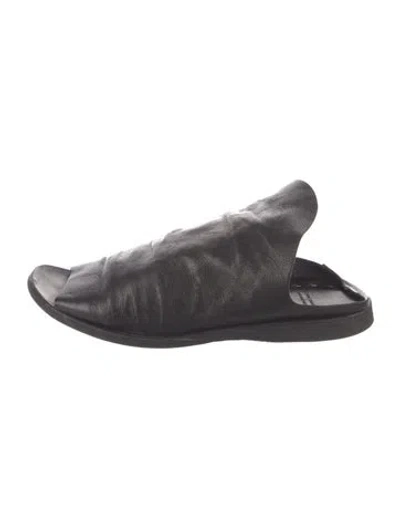 Pre-owned Officine Creative Leather Slides In Black