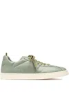 Officine Creative Leather Sneakers In Green