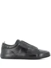 Officine Creative Leather Sneakers In Black
