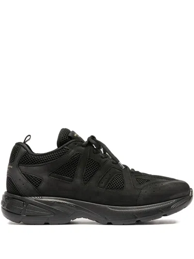 Officine Creative Leather Sneakers In Black