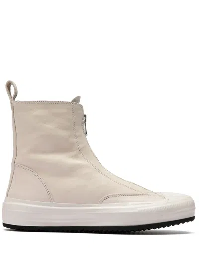 Officine Creative Leather Sneakers In Neutrals