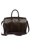 Officine Creative Leather Tote Bag In Brown