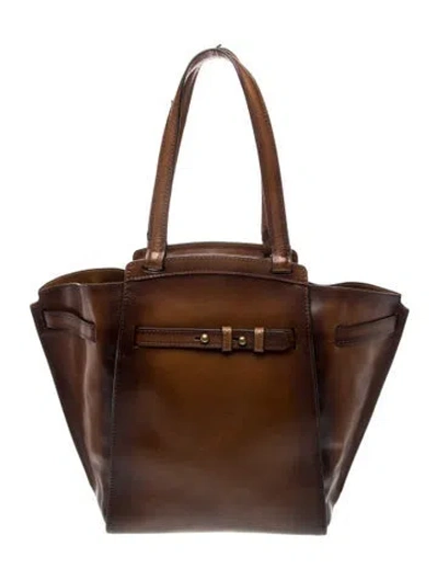 Pre-owned Officine Creative Leather Tote In Brown