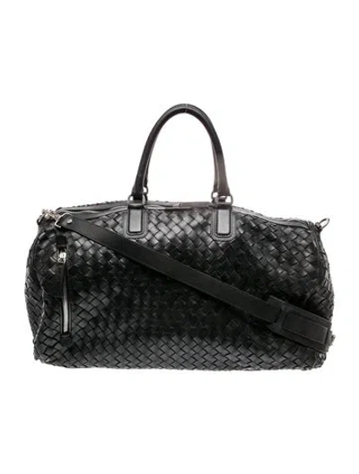 Pre-owned Officine Creative Leather Weekender Bag In Black