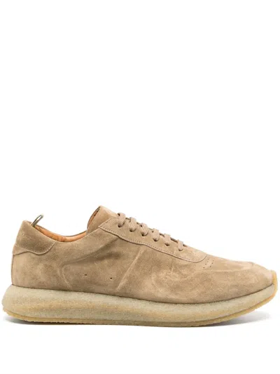Officine Creative Legend 001 Suede Sneakers In Neutral