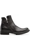 Officine Creative Legrand 200 Leather Boots In Grey