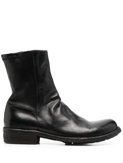 Officine Creative Legrand Ankle Boots In Black