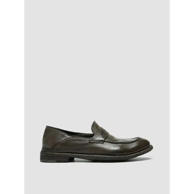 Officine Creative Lexikon 516 Leather Penny Loafers In Brown
