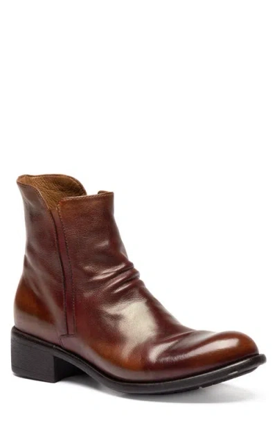 Officine Creative Lis 001 Leather Zipped Boot In Brown