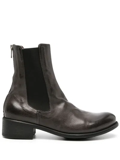 Officine Creative Lis 003 Chelsea Boots In Grey