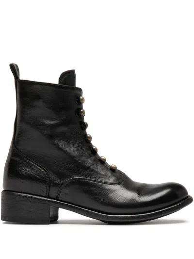 Officine Creative Lis 006 Boots In Black