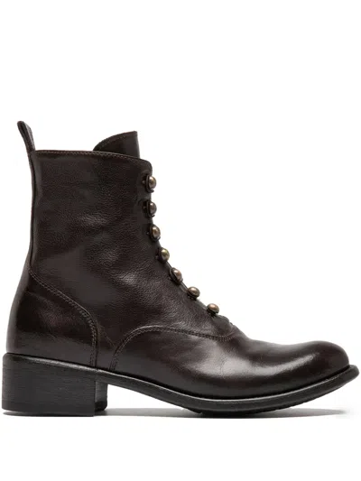 Officine Creative Lis 006 Boots In Brown