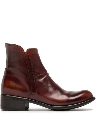 Officine Creative Lison 056 Boots In Brown