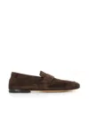 Officine Creative Airto Suede Loafers In Brown