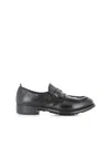 Officine Creative Leather Loafers In Black
