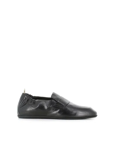 Officine Creative Frontier Panelled Loafers In Black