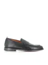 Officine Creative Penny Tab Leather Loafers In Black