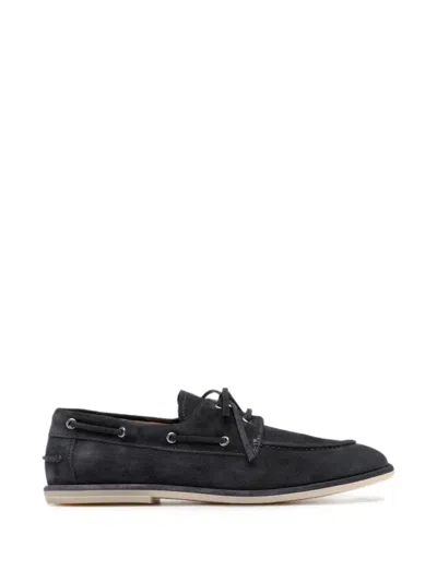 Officine Creative Love 001 Segelschuhe Aus Wildleder In Blue