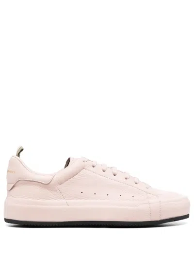 Officine Creative Low-top Leather Sneakers In Pink