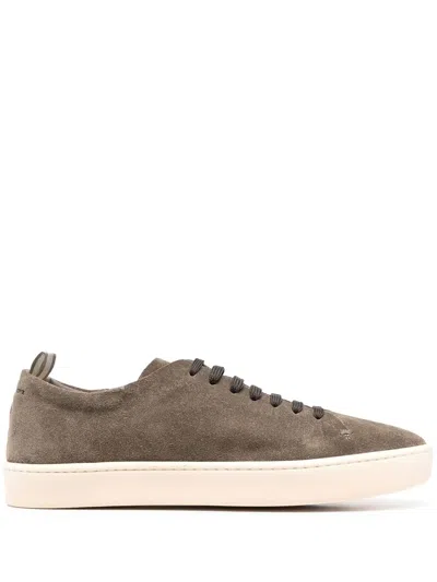 Officine Creative Sneakers Aus Wildleder In Brown