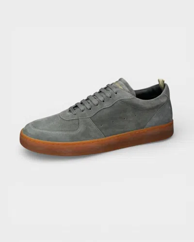 Officine Creative Men's Asset Suede Sneakers In Grey In Gray