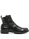 Officine Creative Zip-up Leather Ankle Boots In Nero