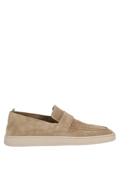 Officine Creative Men's Chic Flat Shoes - Officine Style In Brown
