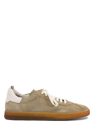 Officine Creative Men's Leather Sneakers In Green