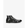 Officine Creative Lace-up Leather Boots In Black