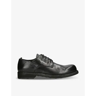 OFFICINE CREATIVE MENS BULLA LEATHER DERBY SHOES BLACK EUR 46 / 12 UK