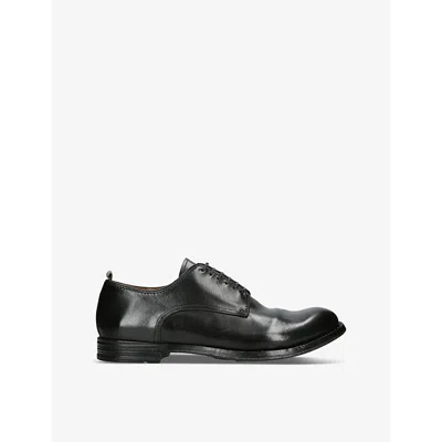 Officine Creative Mens  Anatomia Leather Derby Shoes In Blk/brown