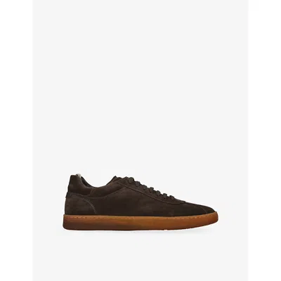 Officine Creative Mens  Halo Suede Trainers In Brown
