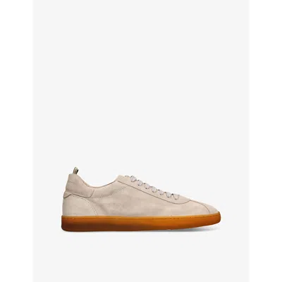 OFFICINE CREATIVE MENS GREY/OTHER HALO SUEDE LOW-TOP TRAINERS EUR 46 / 12 UK