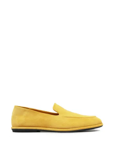 Officine Creative Mienne 101 Leather Loafers In Yellow