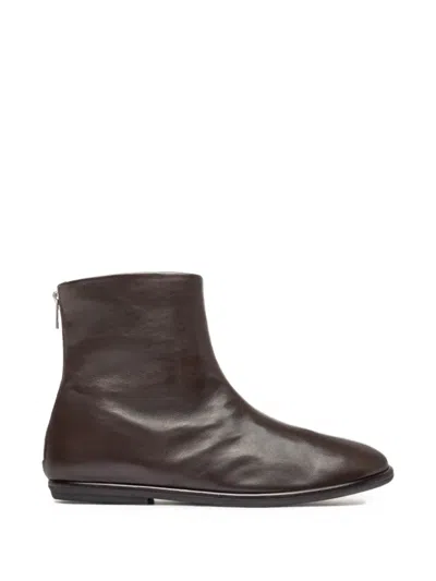 Officine Creative Mienne 115 Leather Ankle Boots In Brown